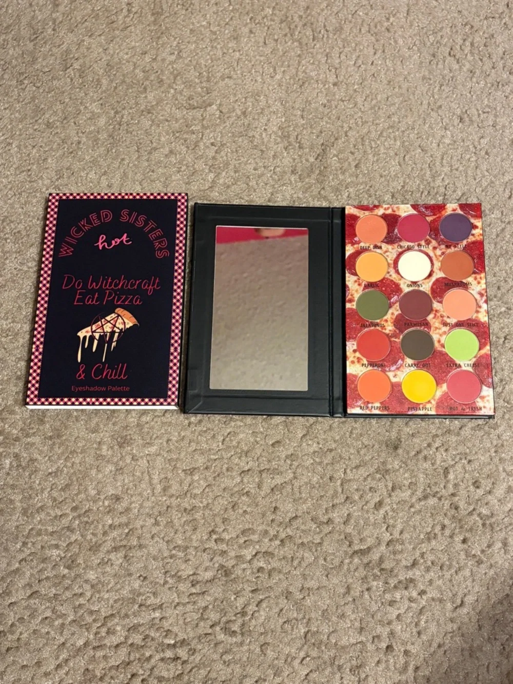 Wicked Sisters Cosmetics Do Witchcraft, Eat Pizza & Chill Eye Shadow Palette